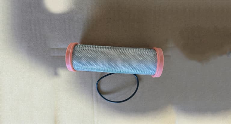 Natural gas low pressure filter element