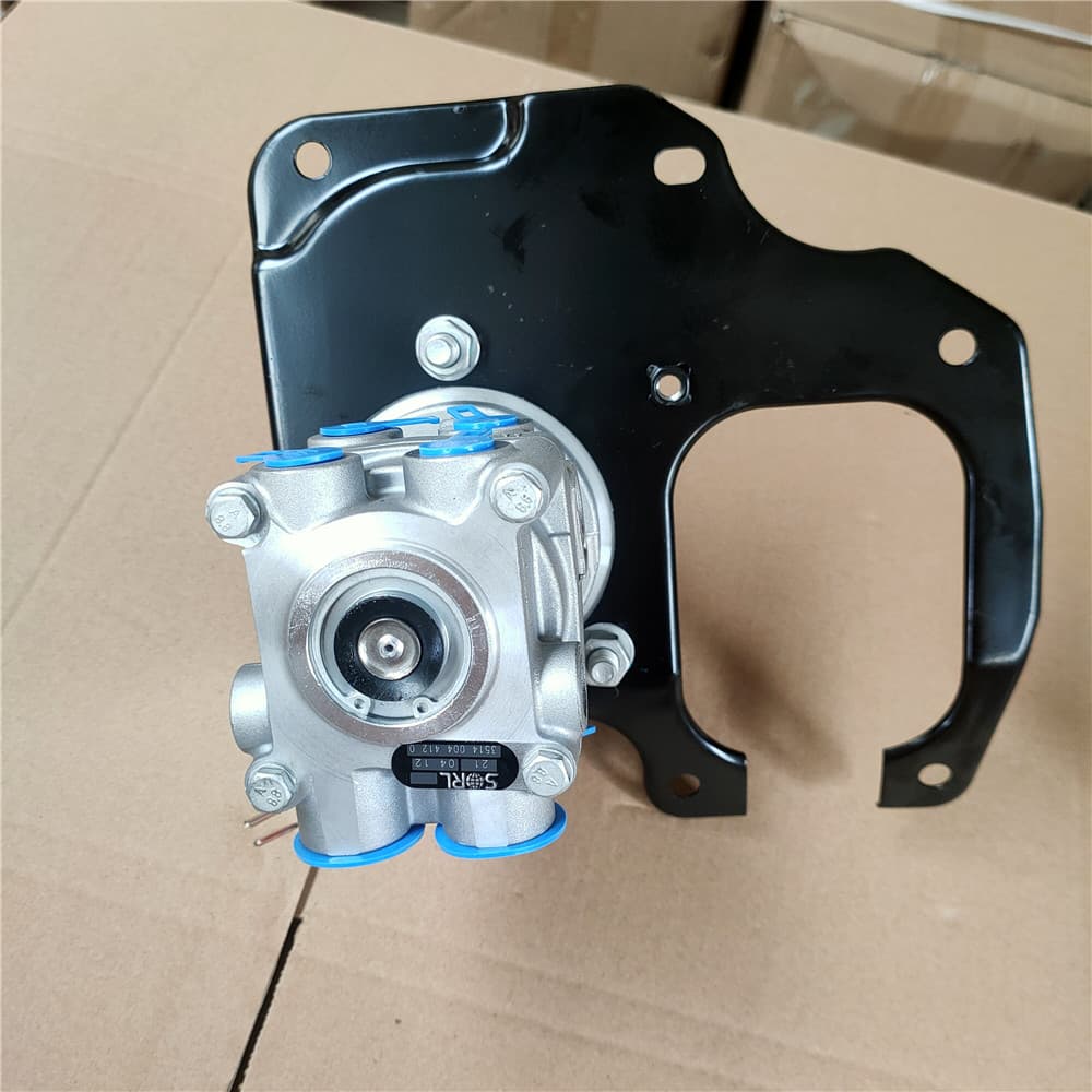 Brake valve with pedal assembly