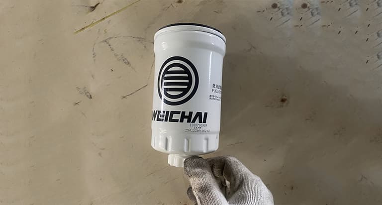 Combustion filter, individual filter element