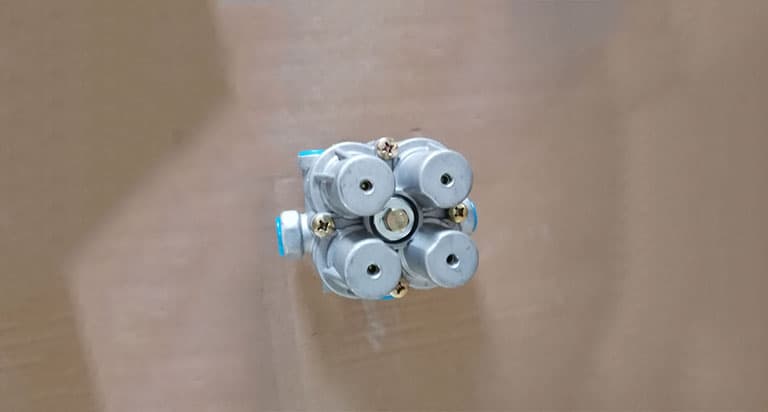 Four circuit protective valve