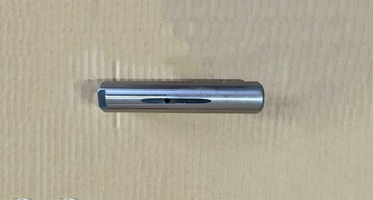 Front steel pin