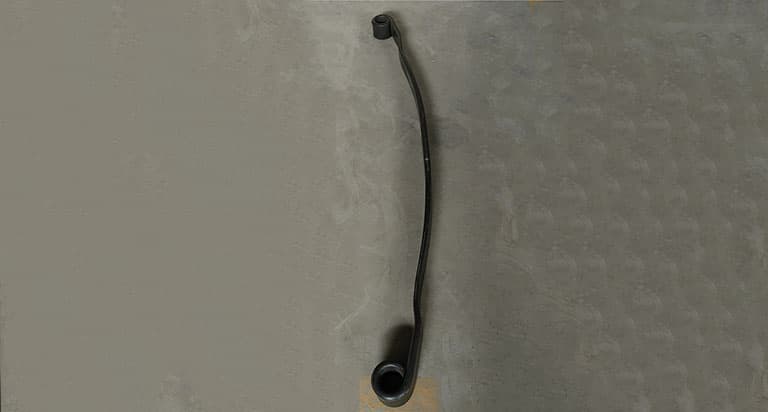 Rear leaf spring first piece