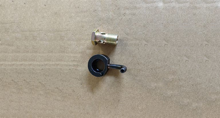 injection Nozzle assembly + hollow bolt