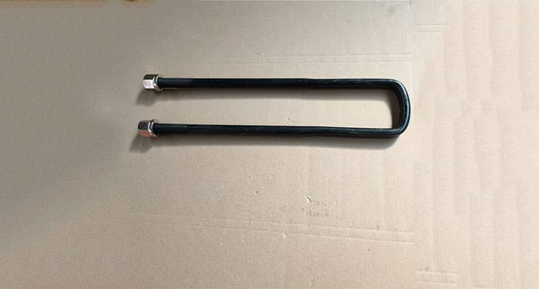 Rear spring riding bolt