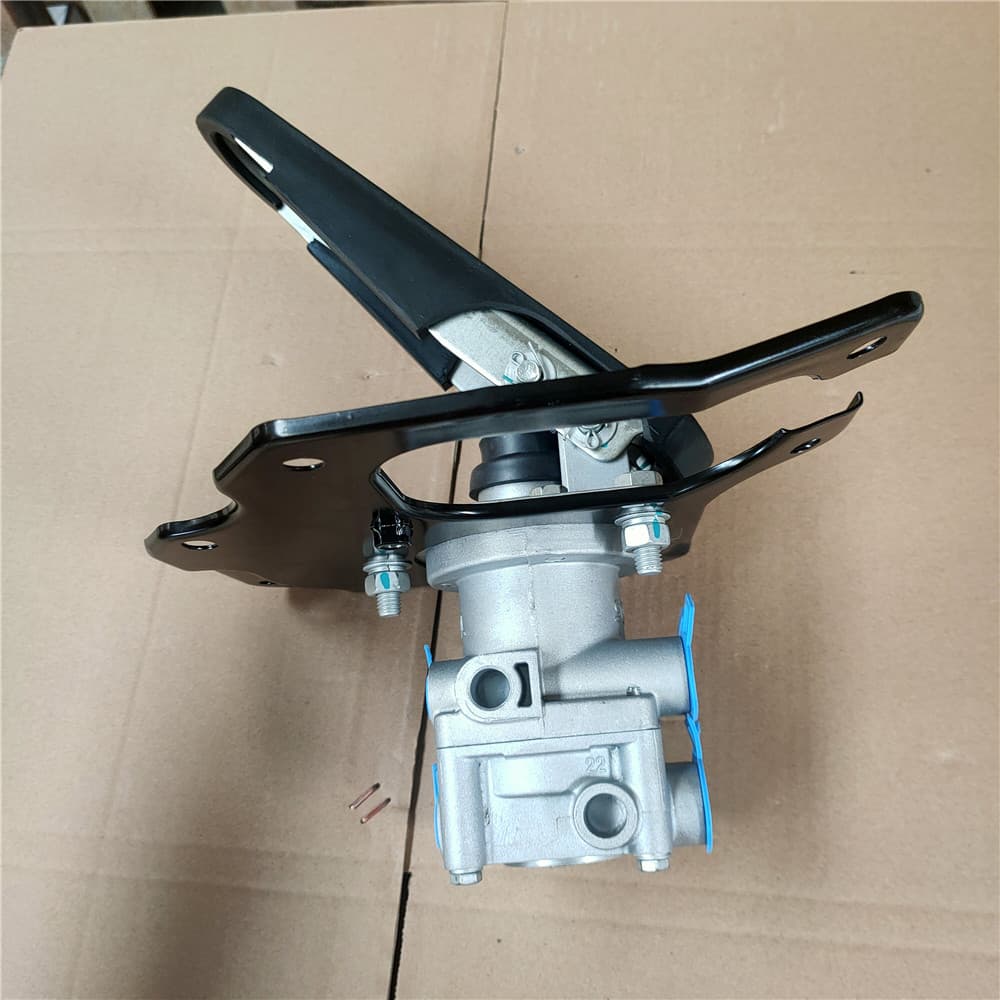 Brake valve with pedal assembly