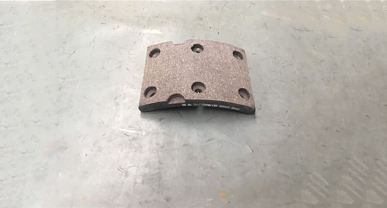 Накладка тормозная FOTON передняя (6 отв) H=65 14.5mm 1069