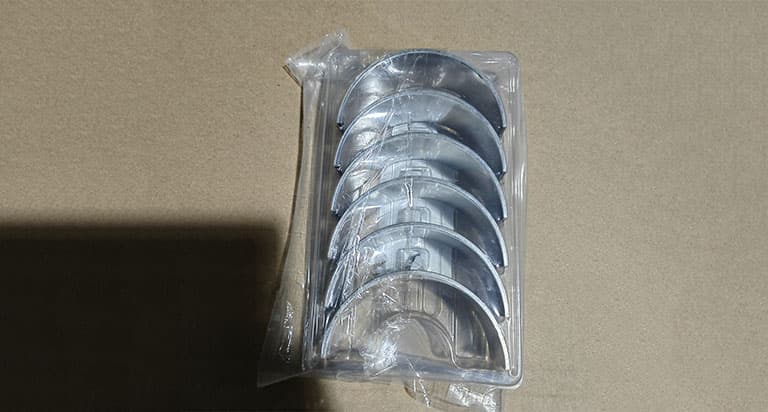 Connect rod bearing shell lower