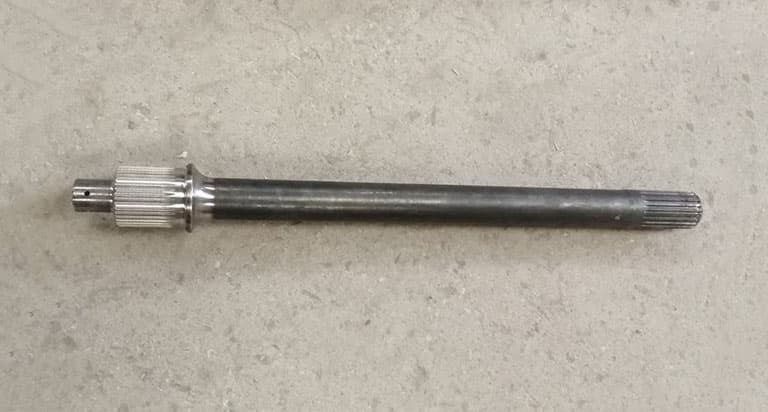 Through shaft