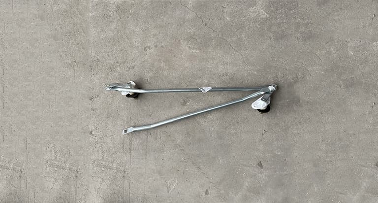 Windshield wiper linkage rod