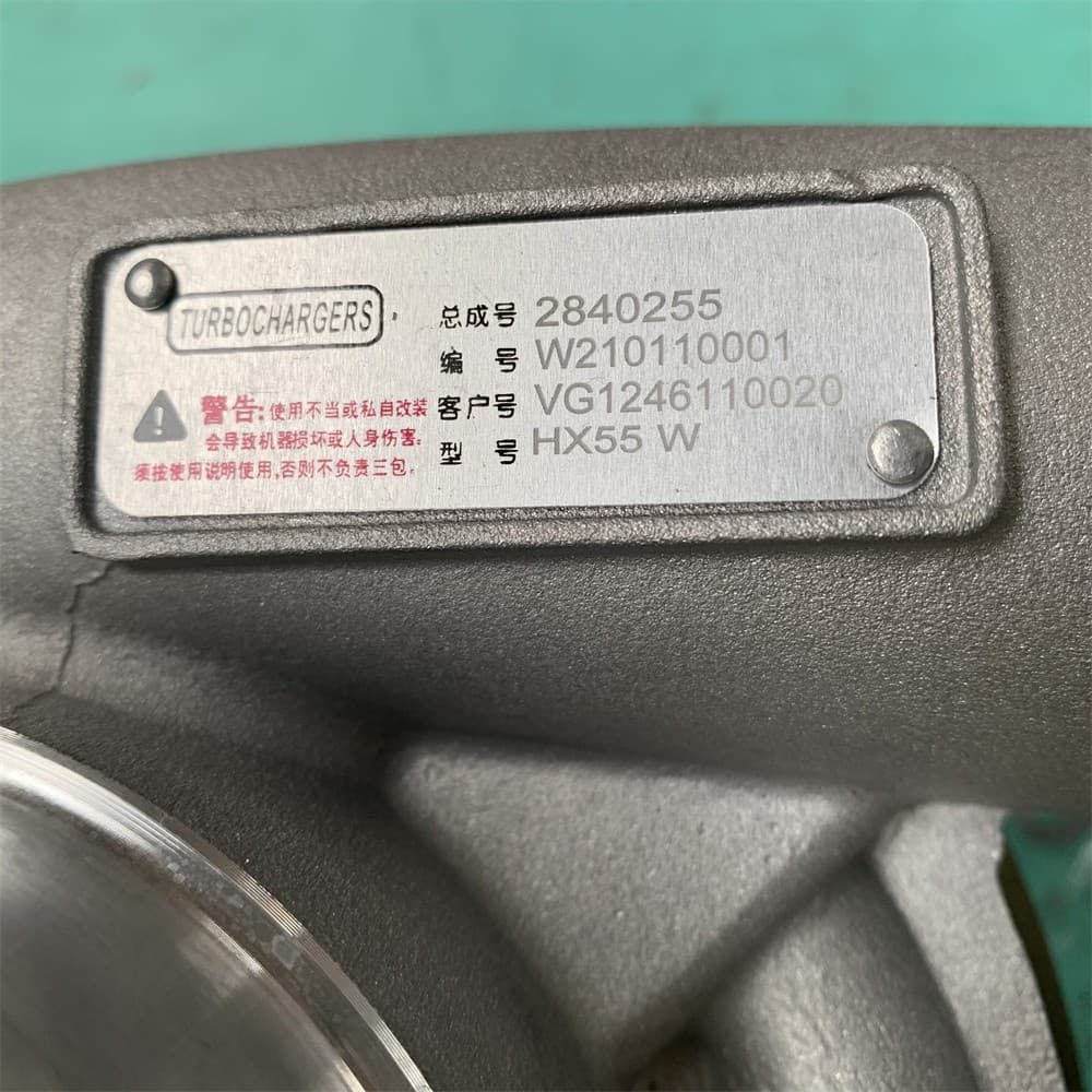 SHAANXI Турбокомпрессор VG1246110020/W210110001