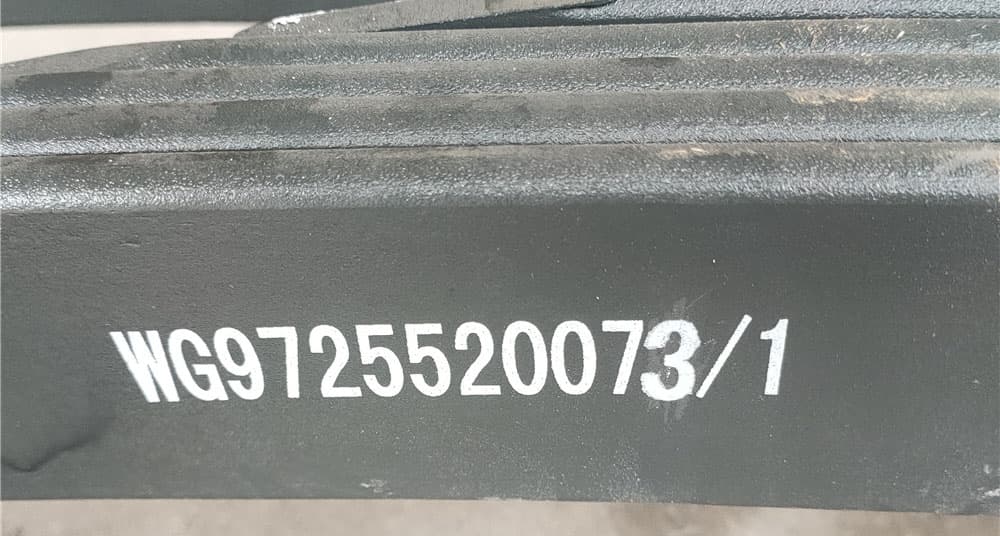 SINOTRUK front leaf spring WG9725520073