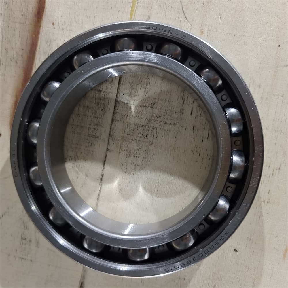 Deep groove ball bearing with dust cover