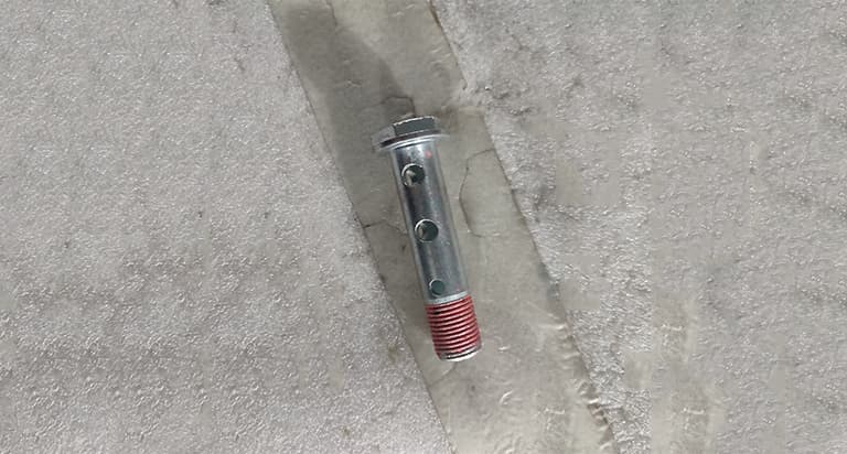 Bolt with hole?