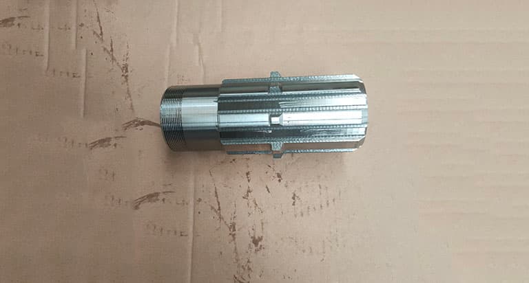 Hollow spline shaft