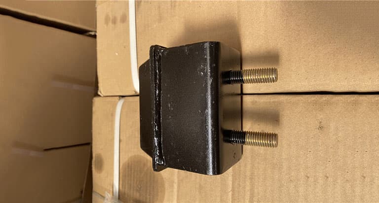 Rear spring buffer block