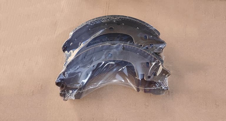 Left rear brake shoe