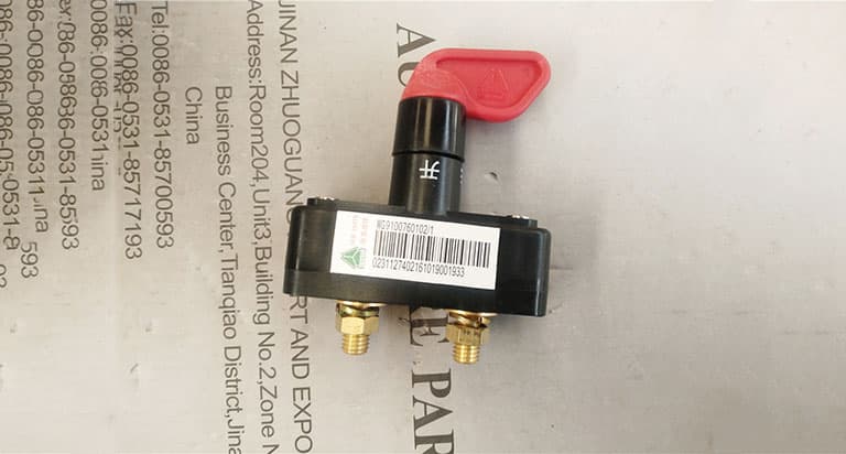 main power switch