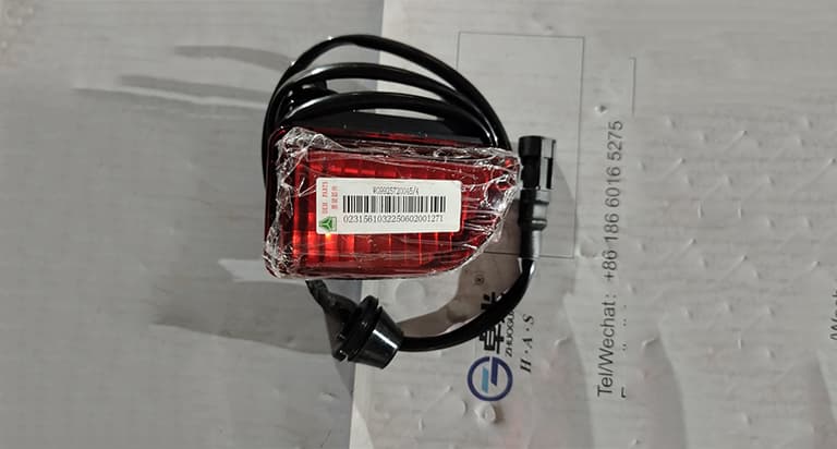 Left rear marker light