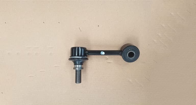Left rail connecting rod assembly