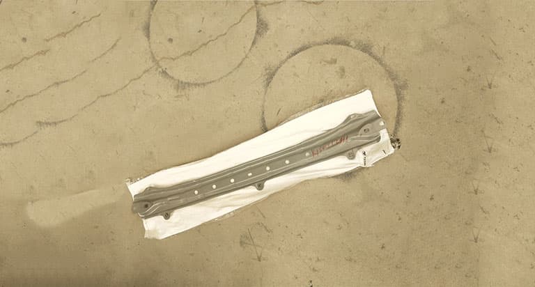 front bumper upper beam assy