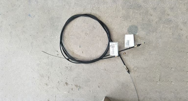 Throttle cable assy