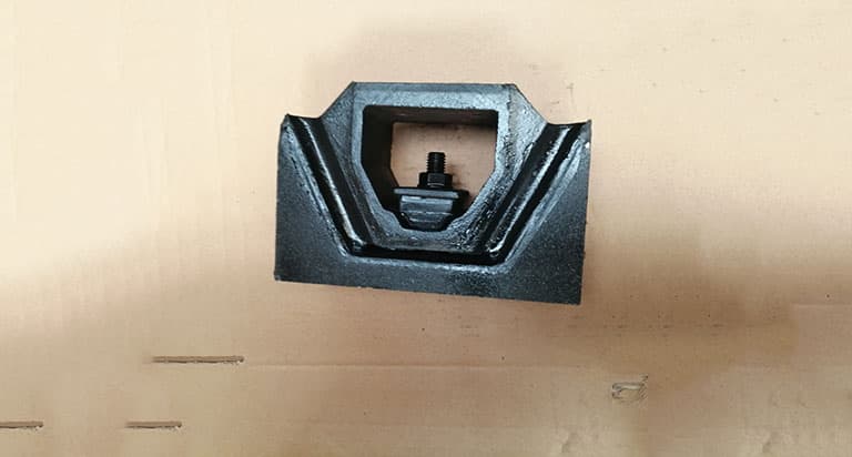 Engine rear suspension cushion assembly