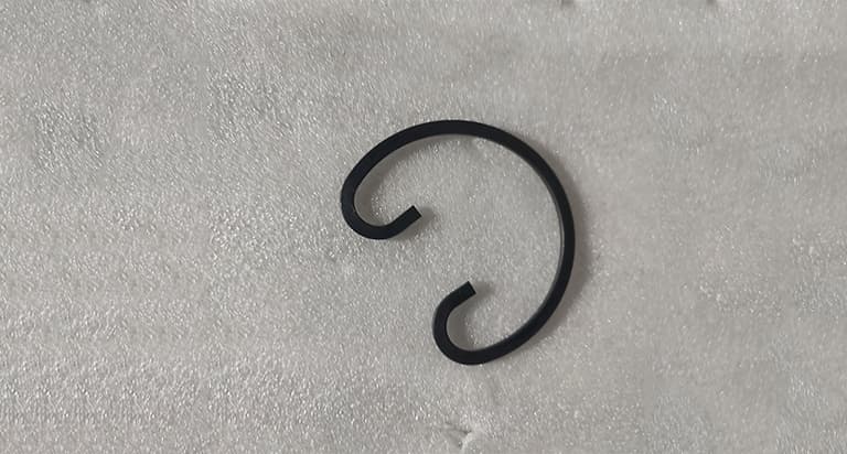 Piston pin retainer ring