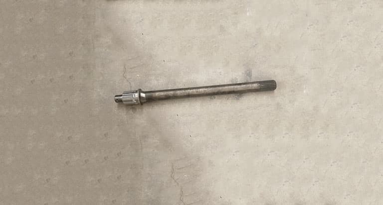 Through shaft
