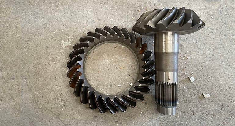 Middle Axle Driving Driven Bevel Gear