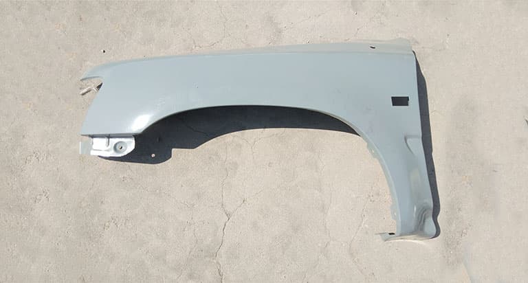 front and left fender