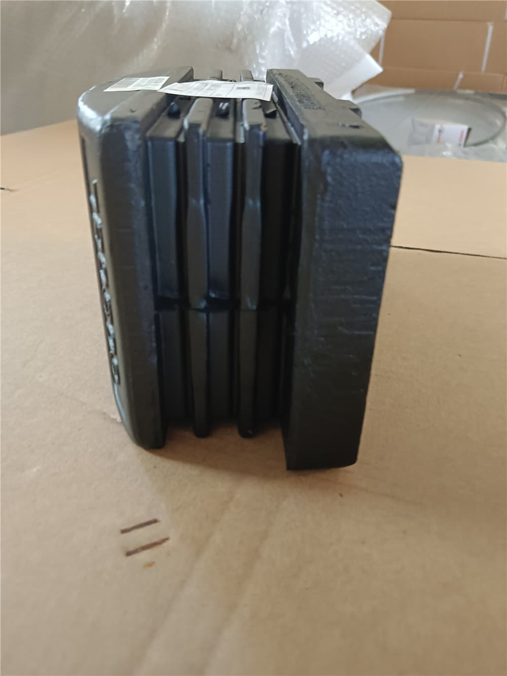 rear steel rubber support