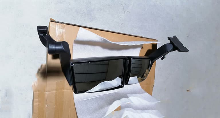 Rearview mirror assembly (left)