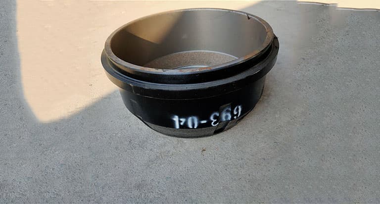 Front brake drum