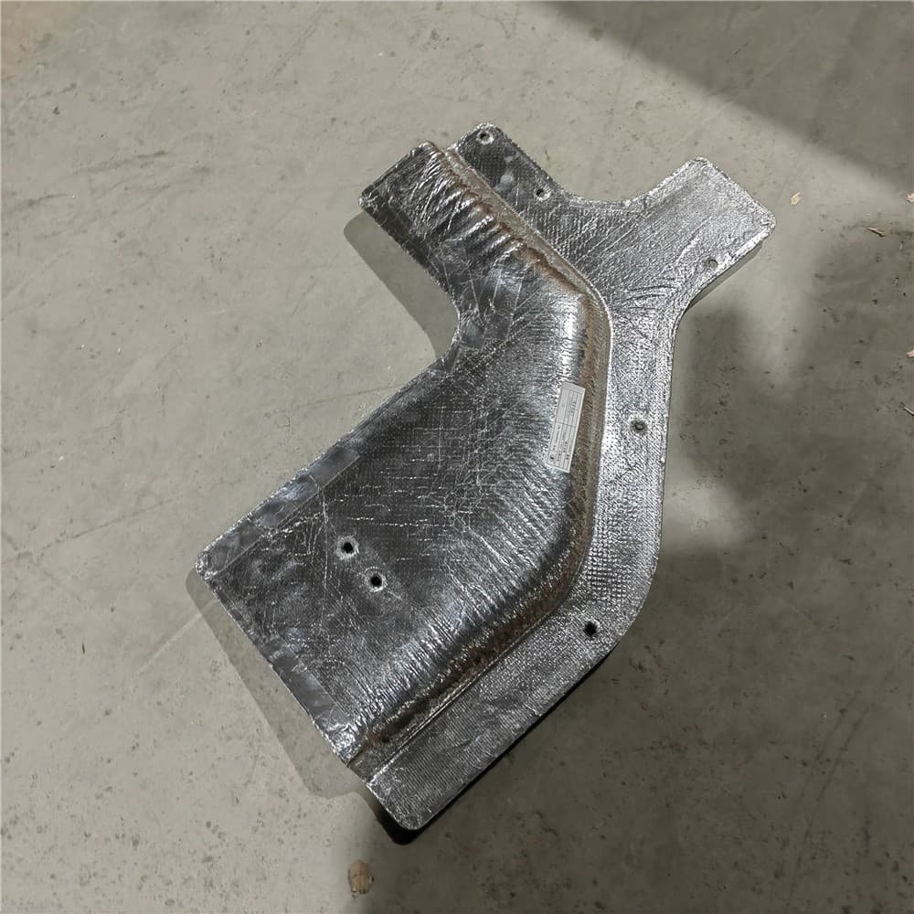 Left sound insulation board