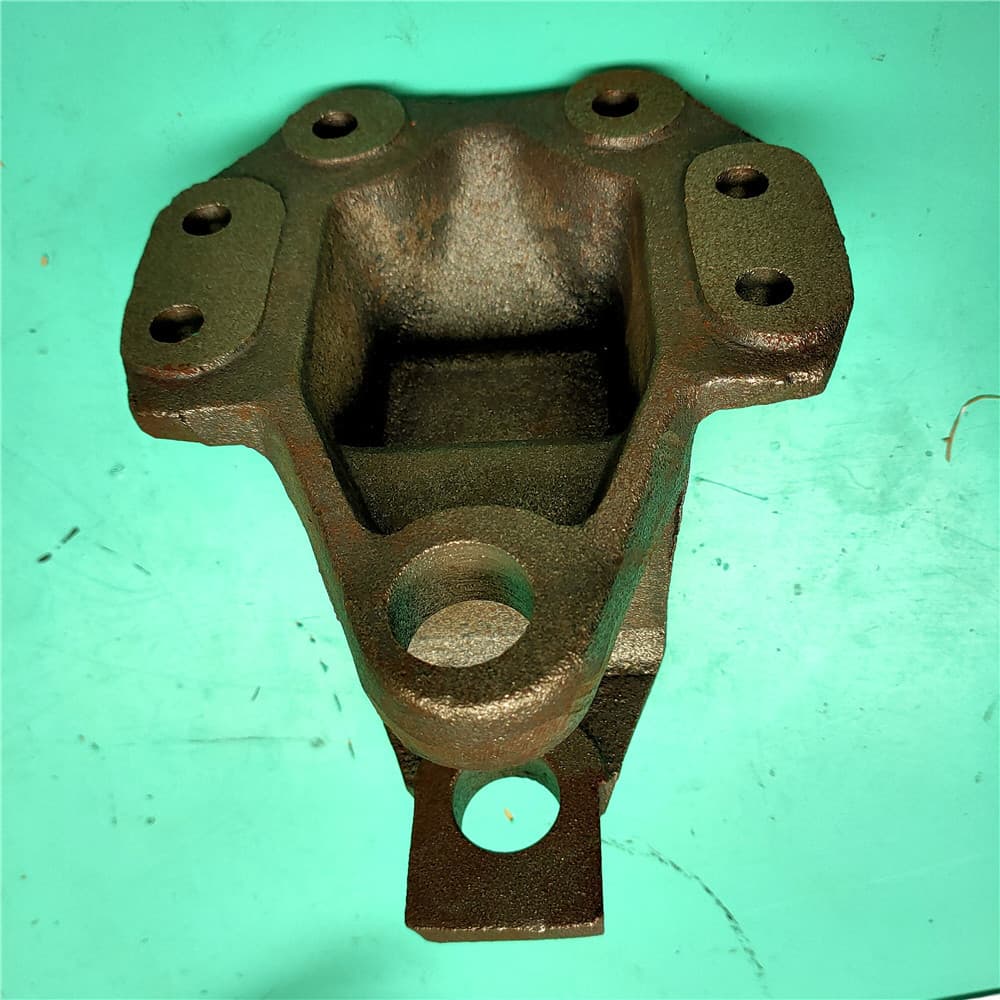 Rear leaf spring fixed end bracket