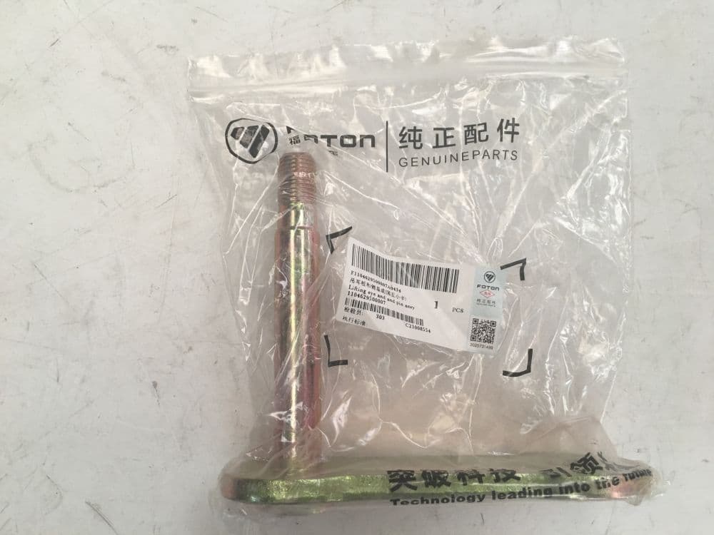 Lifting ear and pin assembly