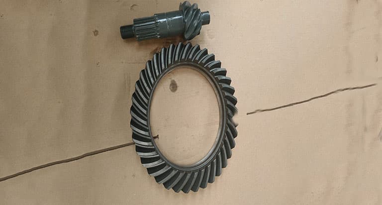 Basin angle gear