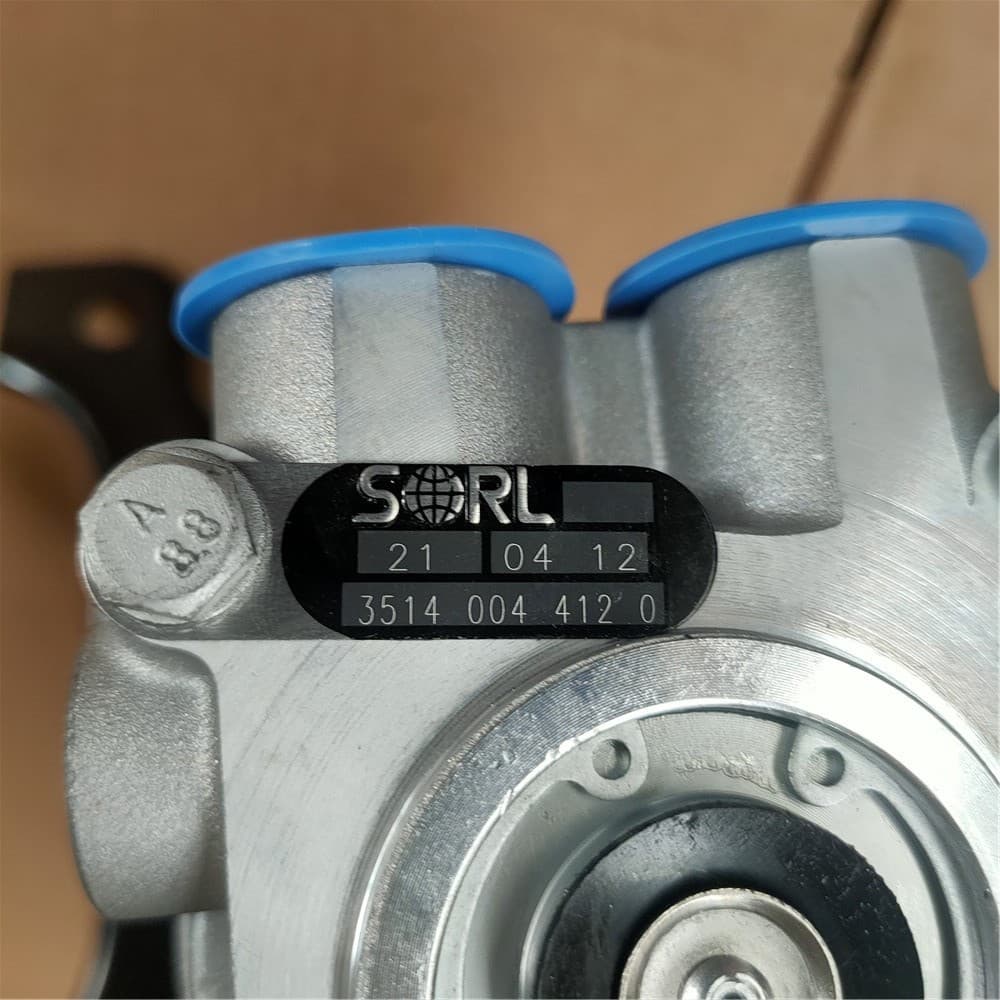 Brake valve with pedal assembly