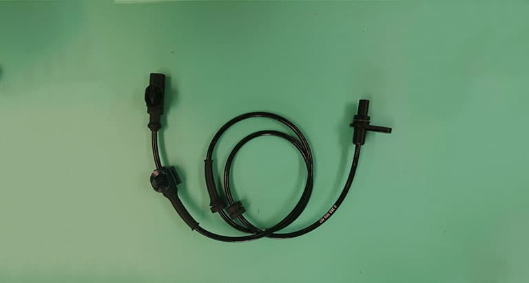 Left rear wheel speed sensor assembly