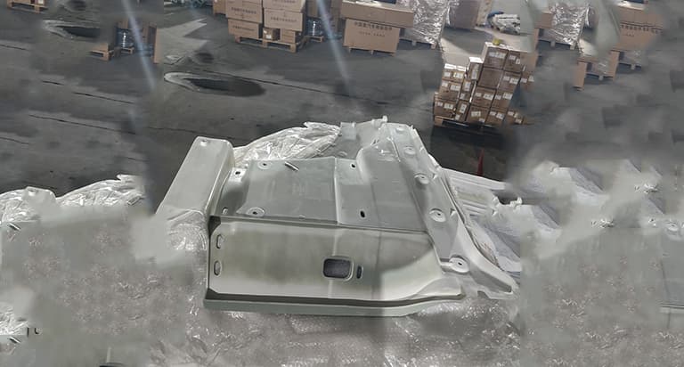 Left fender front section