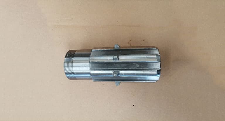 Hollow spline shaft