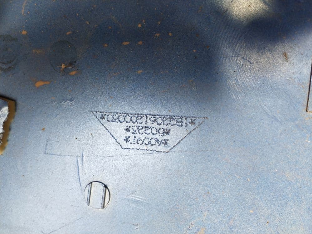 Door lower trim plate Foton 1099