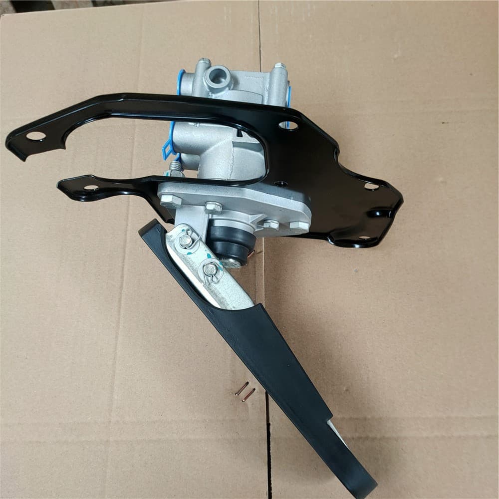 Brake valve with pedal assembly