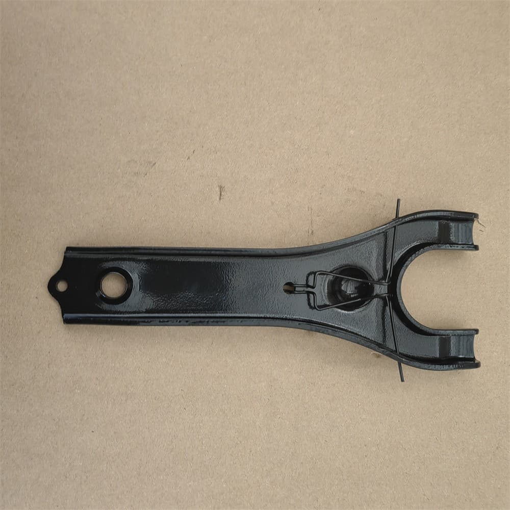 Clutch disengages fork assembly
