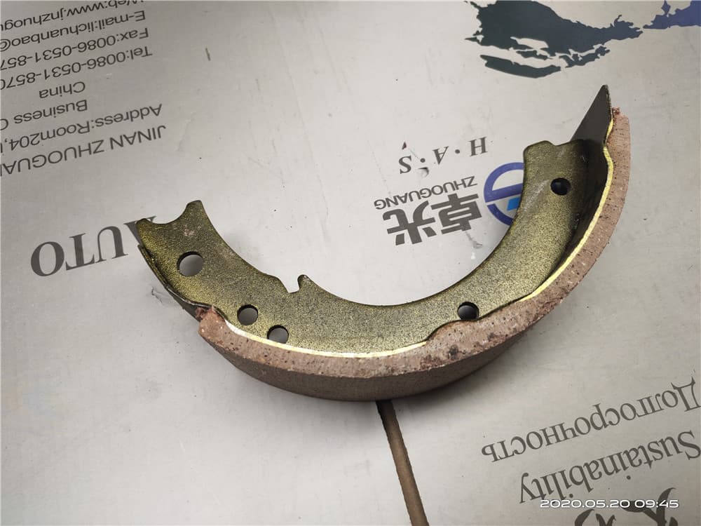 Front brake shoe assembly