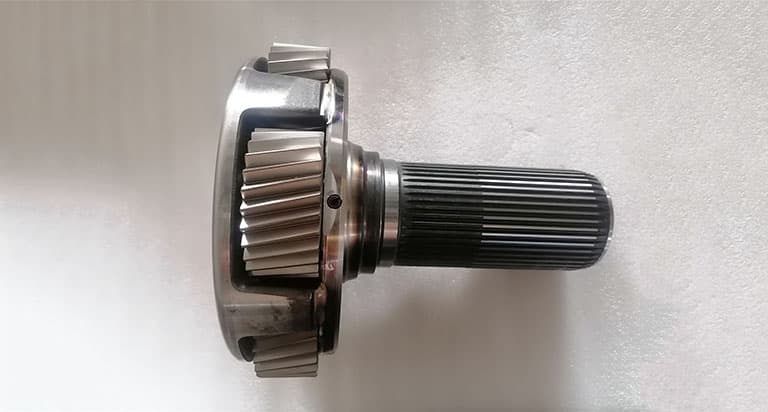 Gearbox planetary frame with gear assembly