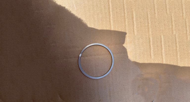 Exhaust pipe sealing ring