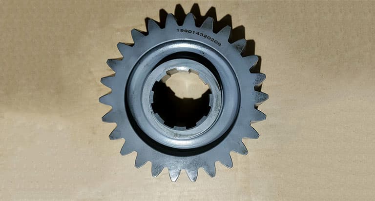 driven cylindrical gear
