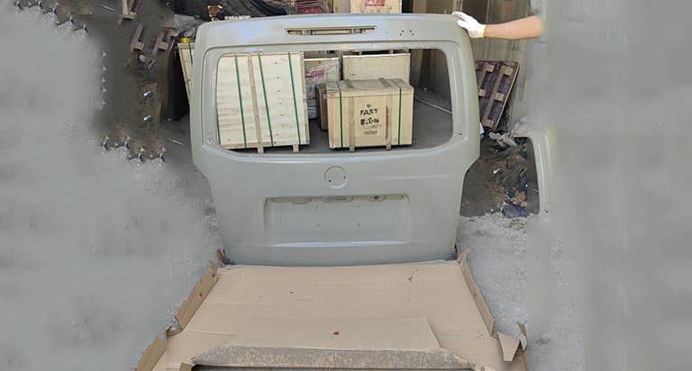 Rear door