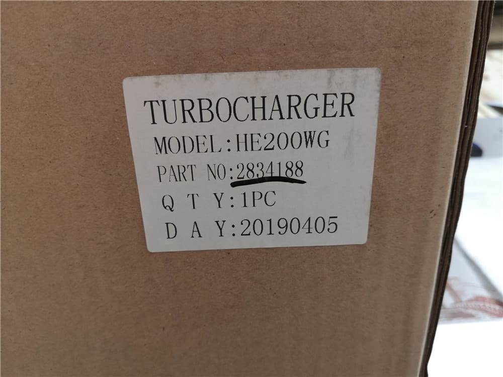 FOTON Booster assembly (турбокомпрессор Евро-4) 3776286